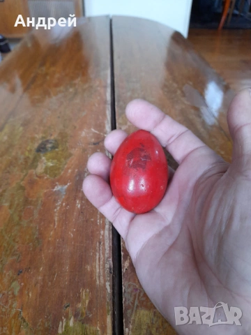 Старо дървено яйце #16, снимка 3 - Други ценни предмети - 53288534