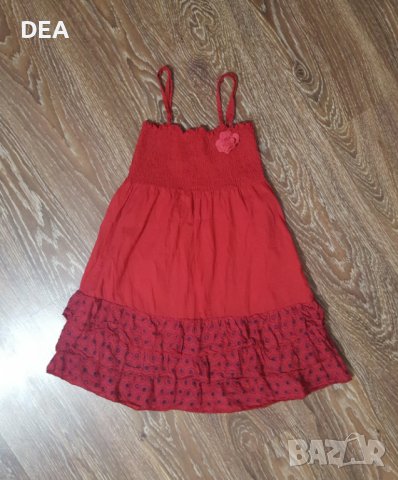 Червена рокля-5лв., снимка 1 - Детски рокли и поли - 41697388