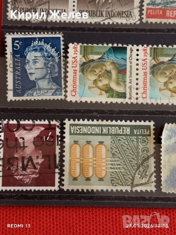 Стари пощенски марки от цял свят смесени ИНДОНЕЗИЯ, АМЕРИКА, АВСТРАЛИЯ за КОЛЕКЦИЯ 51940, снимка 7 - Филателия - 53198837
