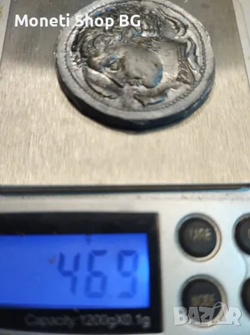 Декадрахма на Сиракуза реплика, снимка 2 - Нумизматика и бонистика - 49028799