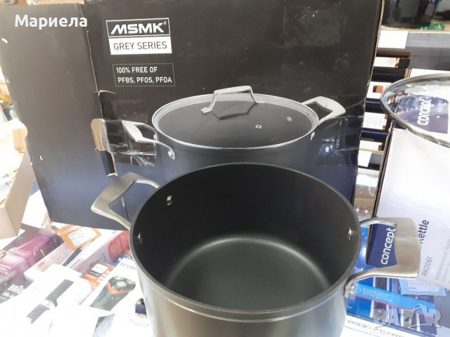 Индукционна тенджера 5.7л , Съд за готвене във фурна и на котлон , MSMK Cooking Pot 5.7 L, снимка 14 - Съдове за готвене - 39661514