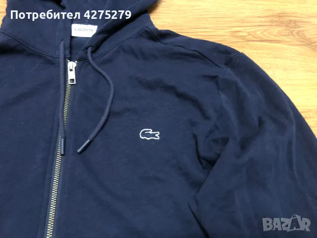 Lacoste Lightweight Full-Zip Hoodie , снимка 5 - Суичъри - 49471867