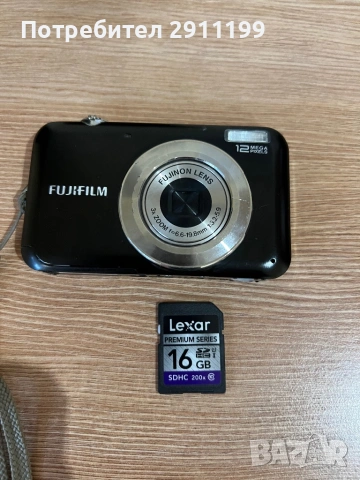 Фотоапарат Fujifilm 12 Mp с подаръци, снимка 8 - Фотоапарати - 53393326