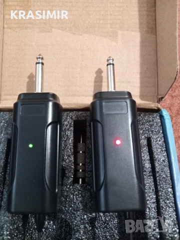 Безжична система за китара. Предавател-Приемник, снимка 5 - Китари - 51444662