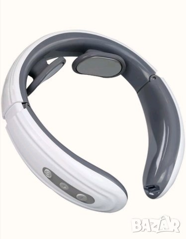 Електромагнитен масажор за врат с USB зареждане , снимка 2 - Масажори - 42497649