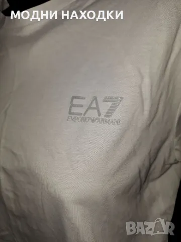 EA7 Armani Оригинална Бяла Тениска, снимка 2 - Тениски - 49800923