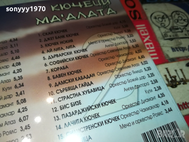 КЮЧЕЦИ ОТ МАХАЛАТА Х2 ЦД 0810251708, снимка 12 - CD дискове - 51988283