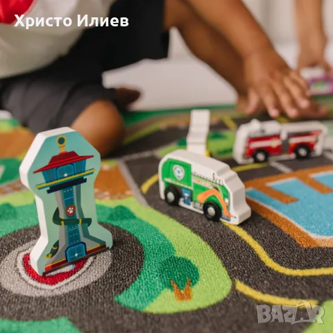 Килимче за игра Пес Патрул Melissa & Doug PAW PATROL, снимка 9 - Образователни игри - 47281825