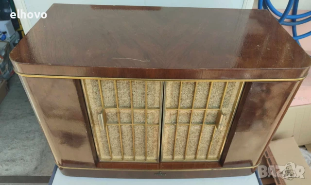 Старо лампово радио Siemens-Schatulle H42, снимка 5 - Антикварни и старинни предмети - 50721430