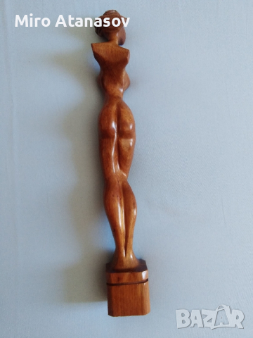 Дървена пластика "Женско тяло", снимка 3 - Други ценни предмети - 44827402