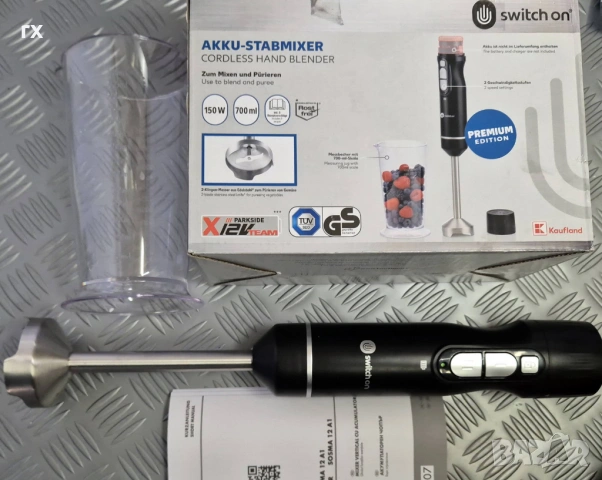 Пасатор и миксер на батерии Parkside 12v, снимка 5 - Миксери - 53069128