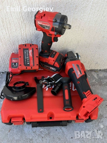 комплект 2в1 гайковерт и флекс , снимка 2 - Винтоверти - 52217156