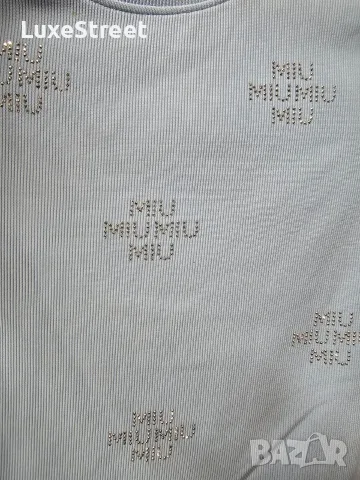 Miu Miu ✨Рипс ✨Дамска Блузка , снимка 2 - Корсети, бюстиета, топове - 56252040