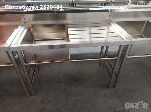 Работни мивки от неръждаема стомана 23модела в комплект със сифони и връзки. ХИТ Цена 199лв/101,75€, снимка 5 - Обзавеждане на кухня - 41697763