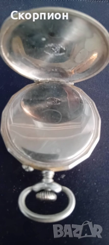 Швейцарски джобен часовник - Argentan - ПЕРФЕКТЕН, снимка 9 - Джобни - 51648205