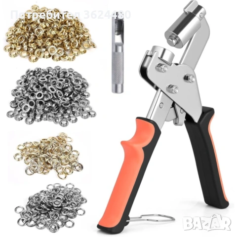 Инструмент за поставяне на капси  + 200бр. метални капси 4891, снимка 9 - Други инструменти - 53576623