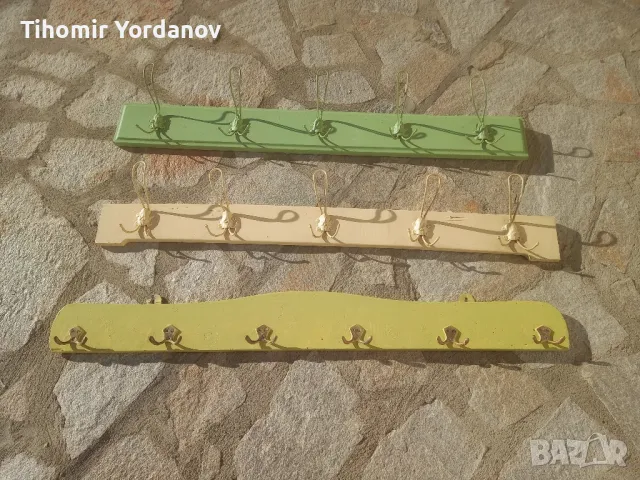 Дървени закачалки.-3 броя., снимка 7 - Антикварни и старинни предмети - 47881749