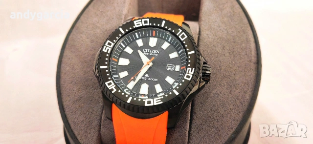  Citizen Eco-Drive Promaster Diver BN0088-03E чисто нов diver часовник в кутия за гмуркане 300 метра, снимка 17 - Мъжки - 53681660