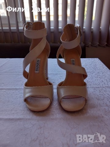 Дамски сандали на ток, снимка 3 - Дамски елегантни обувки - 42022646