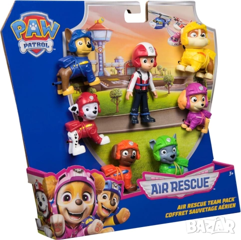 Комплект 7 фигурки, Paw Patrol, Air Rescue/ Пес Патрул, снимка 4 - Фигурки - 53854687