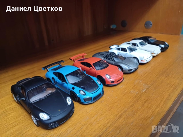 Колекция Porsche 1/36 1/38 - цената е за всички 7 модела