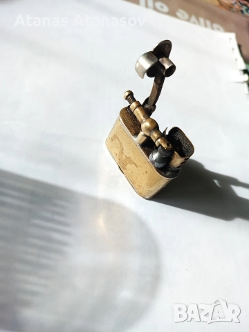 Стара френска бензинова запалка., снимка 3 - Антикварни и старинни предмети - 52942156