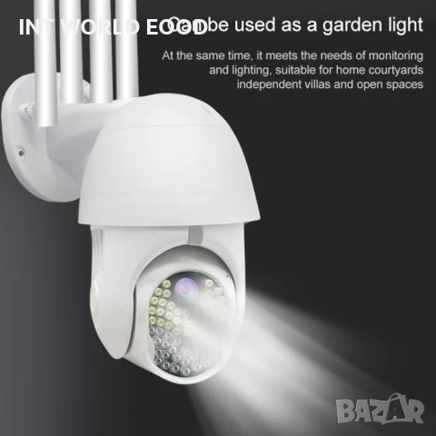 AL-63 LED 2MP 1080P HD WiFi IP Kамера Нощно виждане Детекция на движение, снимка 5 - IP камери - 52064023