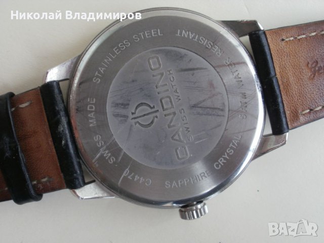 Candino swiss голям 41 мм. мъжки ръчен часовник, снимка 4 - Мъжки - 44499770