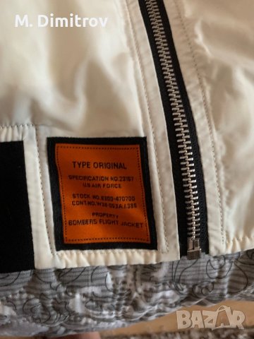 ORIGINAL BOMBERS FLIGHT JACKET , снимка 4 - Якета - 41921976