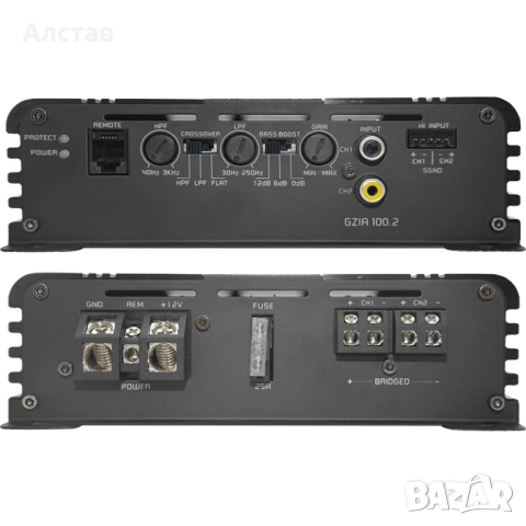 Продавам нов усилвател Ground Zero GZIA 100.2, снимка 5 - Ресийвъри, усилватели, смесителни пултове - 53622657