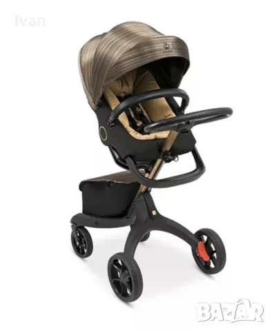 Луксозна детска количка Stokke Xplory (2в1) – Като нова, пълно оборудване, с гаранция! Цена: 798 € 