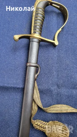 Шведски,  Швеция офицерска сабя модел 1899г., снимка 4 - Антикварни и старинни предмети - 50305068