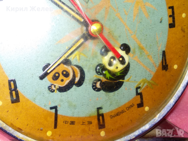 SHANGHAI CHINA Стар РЯДЪК КОЛЕКЦИОНЕРСКИ РЕТРО МЕХАНИЧЕН КИТАЙСКИ БУДИЛНИК ШАНХАЙ 30792, снимка 15 - Антикварни и старинни предмети - 44548936