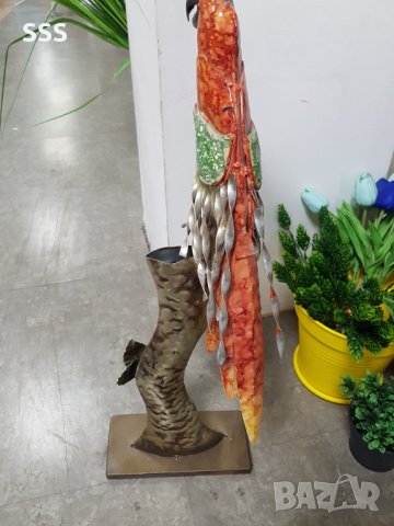 Метален папагал, снимка 7 - Декорация за дома - 41889387