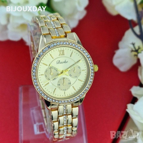 водоустойчив дамски часовник от медицинска стомана