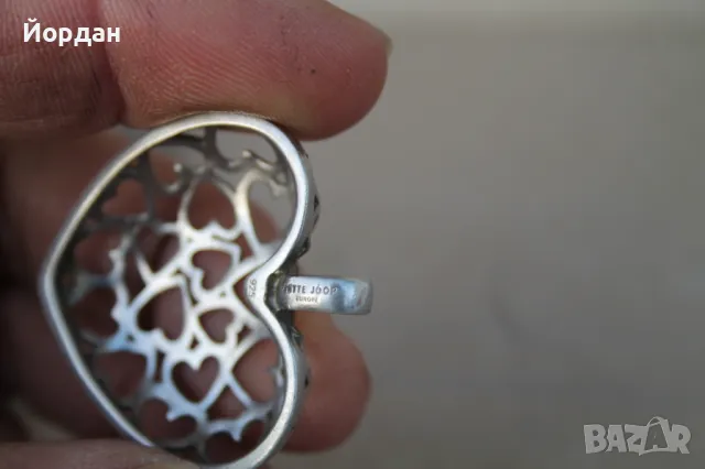 Сребърно сърце фирма ''Joop'', снимка 10 - Колиета, медальони, синджири - 48728802