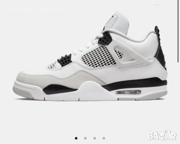 Jordan 4 Retro Military Black НОВИ!!!, снимка 2 - Маратонки - 51259141