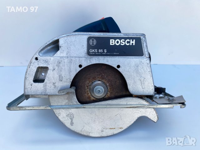 BOSCH GKS 85 C - Мощен ръчен циркуляр 1700W 230mm, снимка 2 - Други инструменти - 40627828