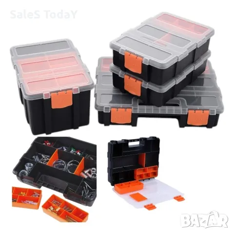 Комплект от 4 бр кутии за инструменти, пластмаса