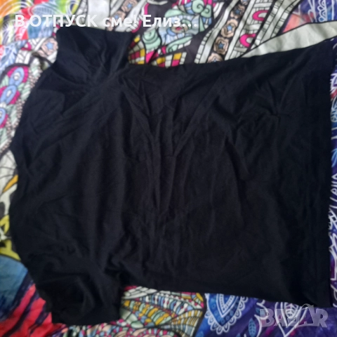 Памучна тениска Boss бродирано/везано лого, снимка 2 - Тениски - 51444669