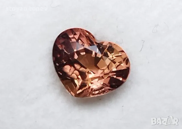 Очарователен Падпараджа сапфир с форма сърце 1.04кт.! Нов!, снимка 7 - Други - 50060600