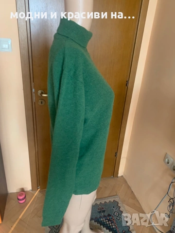 Пуловер 100% агнешка вълна, снимка 6 - Блузи с дълъг ръкав и пуловери - 53114485