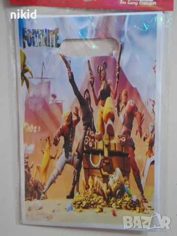 Fortnite Фортнайт 10 бр торбички за лакомства подарък рожден ден парти, снимка 2 - Други - 28091129