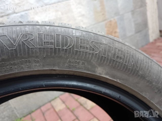 2бр всесезонни гуми Vredestein 225/50r18, снимка 3 - Гуми и джанти - 52672555