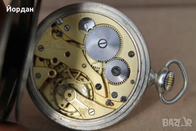 Швейцарски джобен часовник ''Zentra'', снимка 8 - Мъжки - 47410252