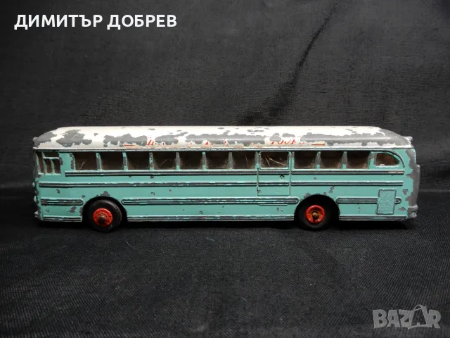 СТАРА РЕТРО МЕТАЛНА КОЛИЧКА АВТОБУС DINKY SUPERTOYS ENGLAND, снимка 2 - Колекции - 50208760