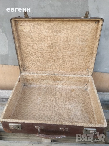 Два стари жакардови куфара, снимка 3 - Антикварни и старинни предмети - 28263561