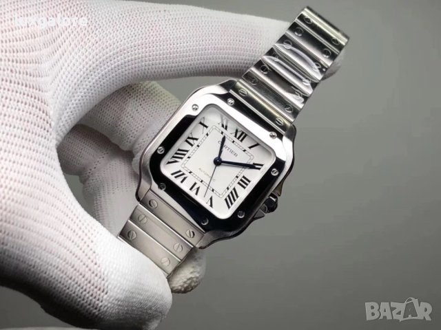 Унисекс часовник Cartier Santos de Cartier с автоматичен механизъм, снимка 3 - Мъжки - 41977619