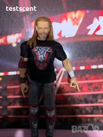 Екшън фигура WWE Edge Острието Adam Copeland Rated R Superstar WWE Mattel Elite играчка figure, снимка 7 - Колекции - 48928589