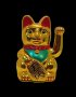 Японска Котка за Късмет МАНЕКИ НЕКО - 15 см, златна, снимка 1 - Декорация за дома - 28533216
